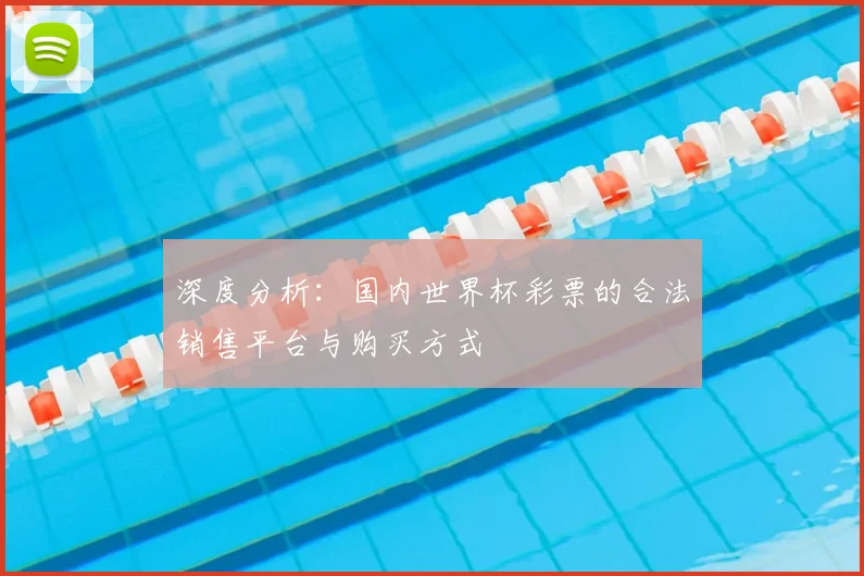 深度分析：国内世界杯彩票的合法销售平台与购买方式